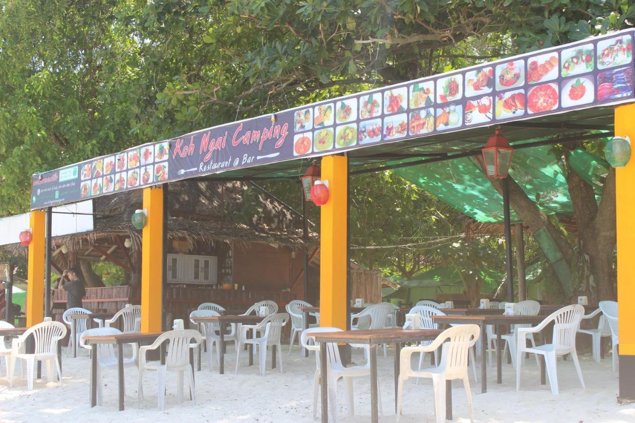 Koh Ngai Camping Restaurant @ Bar Dış mekan fotoğraf